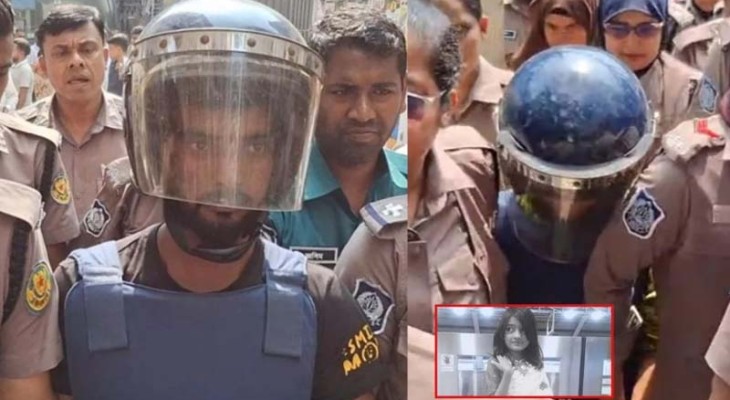 রামিসা হত্যা: আদালতে নেওয়া হয়েছে দুই আসামিকে